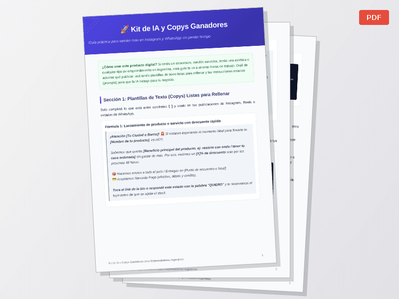 Curso de venta — Documentos