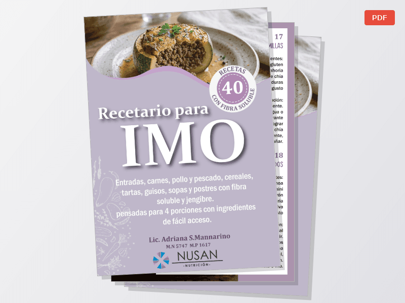RECETARIO IMO (sobrecrecimiento bacteriano de tipo  metanogénico) — Documentos