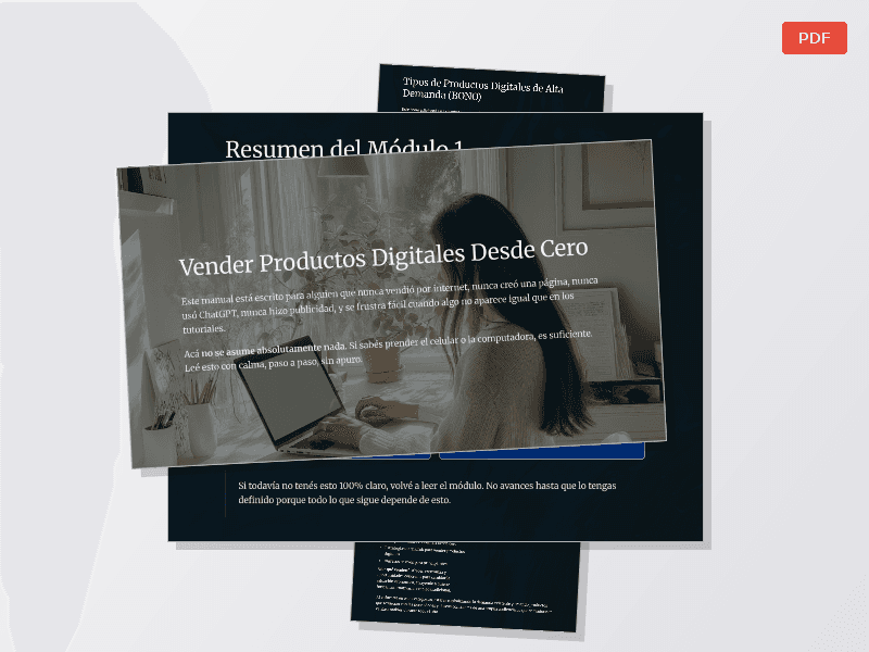 Guía exacta para vender productos digitales  — Documentos