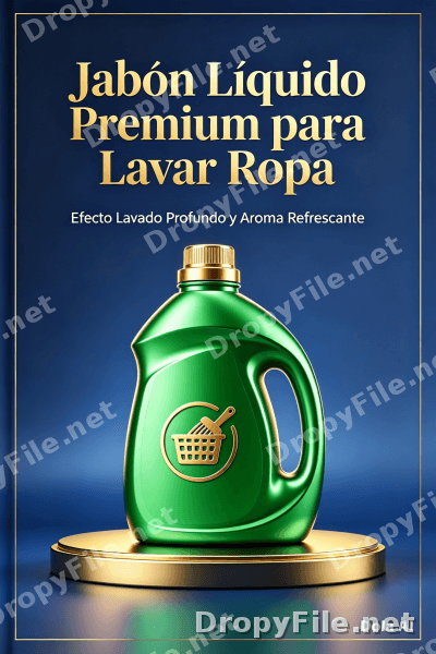 Receta del jabón líquido premium — Diseño Gráfico