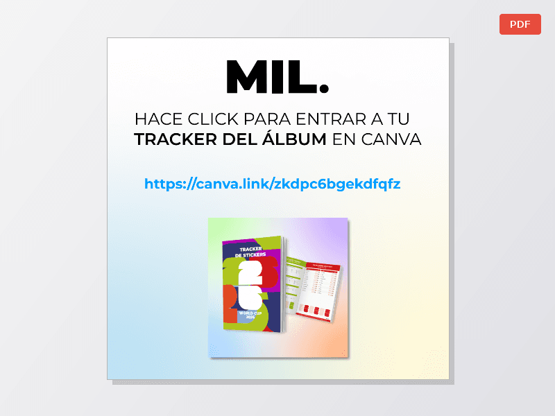Tracker de Figuritas Mundial 2026 🗂️ — Organizador Imprimible Único — Documentos