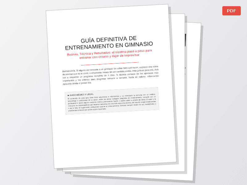 Guía Definitiva de Gimnasio: Rutina Torso/Pierna + Técnica Paso a Paso 🏋️‍♂️ — Documentos