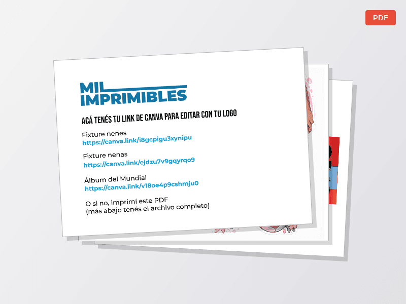 Combo Total Mundial 2026 🏆 — Kit Imprimible Completo para Toda la Familia — Documentos