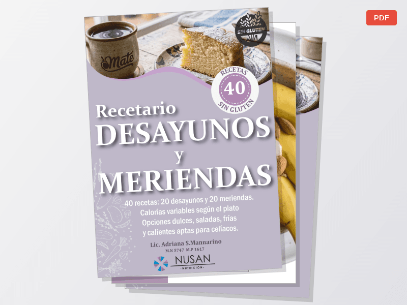 DESAYUNOS Y MERIENDAS SIN TACC — Documentos
