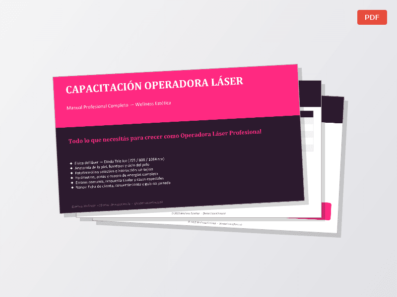 Manual Profesional - Sistema Láser Wellness — Documentos