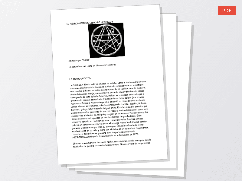 El necronomicon — Documentos