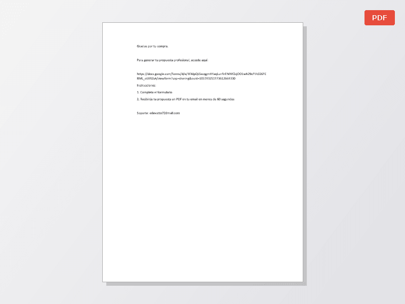 Generador de propuestas profesionales — Documentos