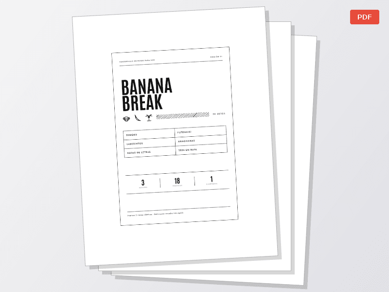 BANANA BREAK - 90 retos descargable para jugar  — Documentos
