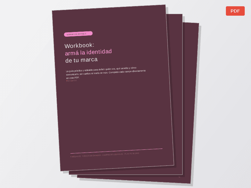 Workbook: armá la identidad de tu marca — Documentos