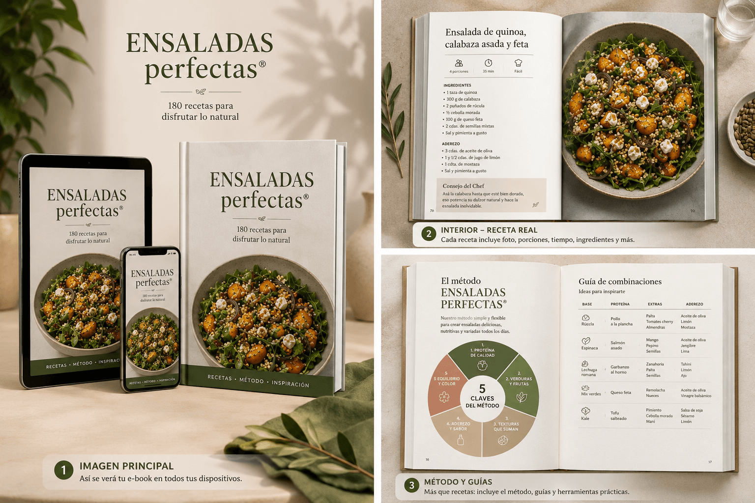 ENSALADAS PERFECTAS® – 180 recetas para disfrutar lo natural — Documentos