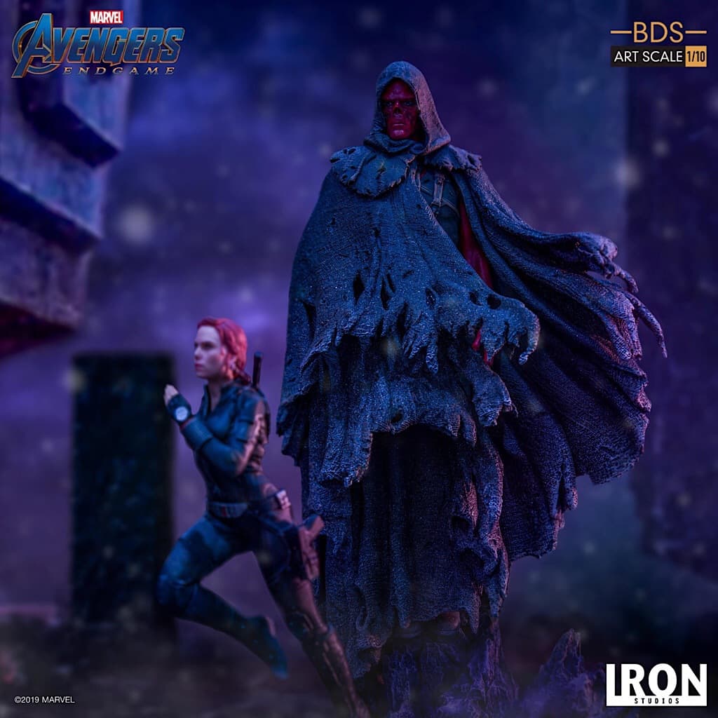 Black Widow Y Craneo Rojo — Modelos 3D