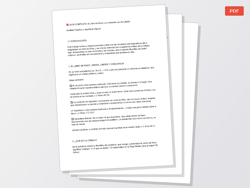 Enoc+Cábala+ interpretación filosófica — Documentos