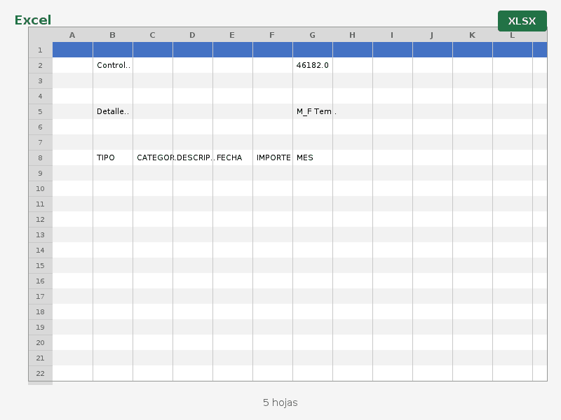 Plantilla de Excel para Gastos Personales — Documentos