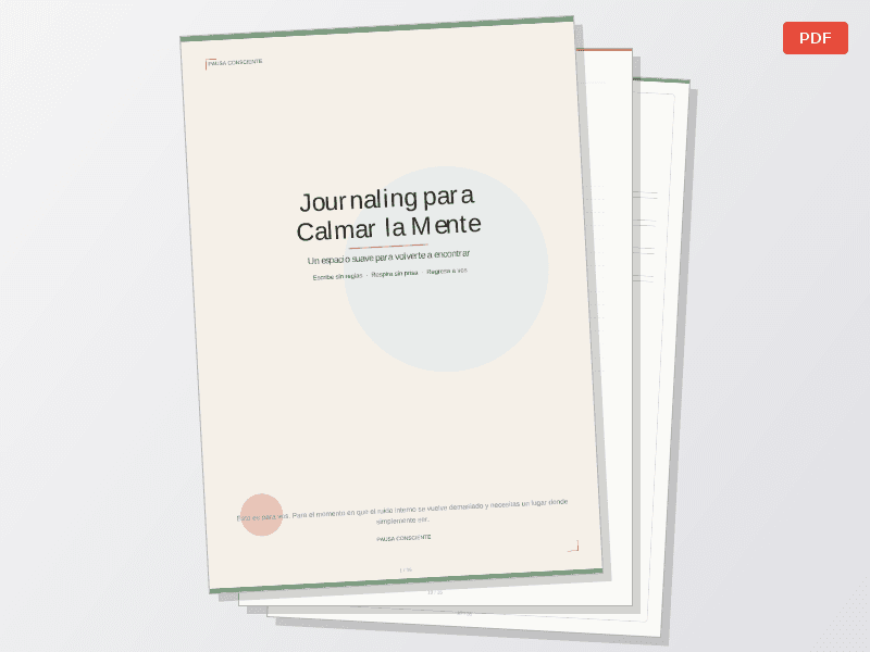 Journaling para Calmar la Mente — Pack completo — Documentos