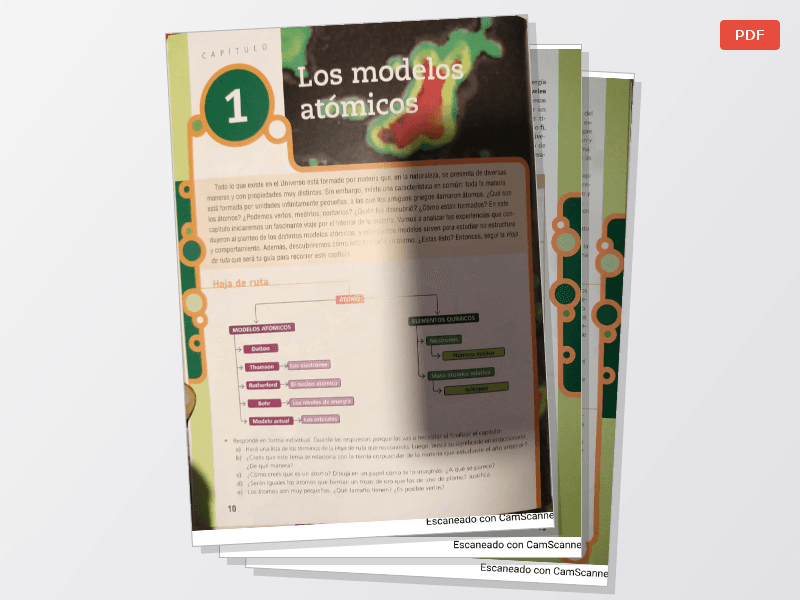 Química 3er año "El modelo atómico mecánico cuántico" — Documentos