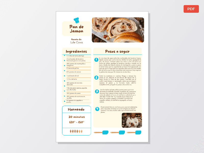 pan de jamon — Documentos