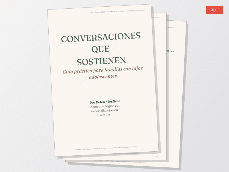 Conversaciones que Sostienen: Guía práctica para padres de adolescentes. — Documentos
