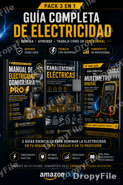 Electricidad Domiciliaria para Principiantes Guía Completa de Instalaciones, Canalizaciones y Uso de — Documentos