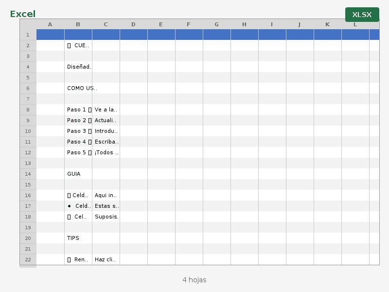 Estado de pérdidas y ganancias Excel — Documentos