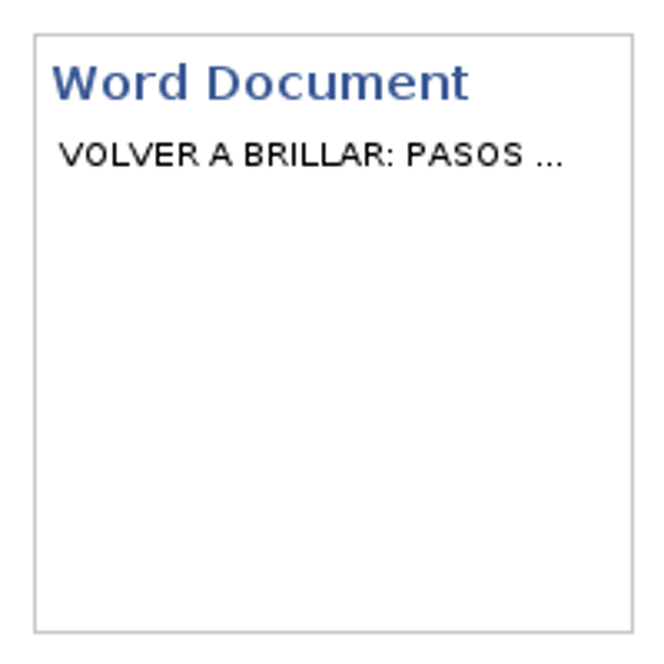 Volver a brillar — Documentos
